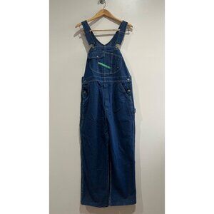 Key  Imperial Denim Bib Overall Mens 38x29 Blue Jean  Zip Fly 100% Cotton